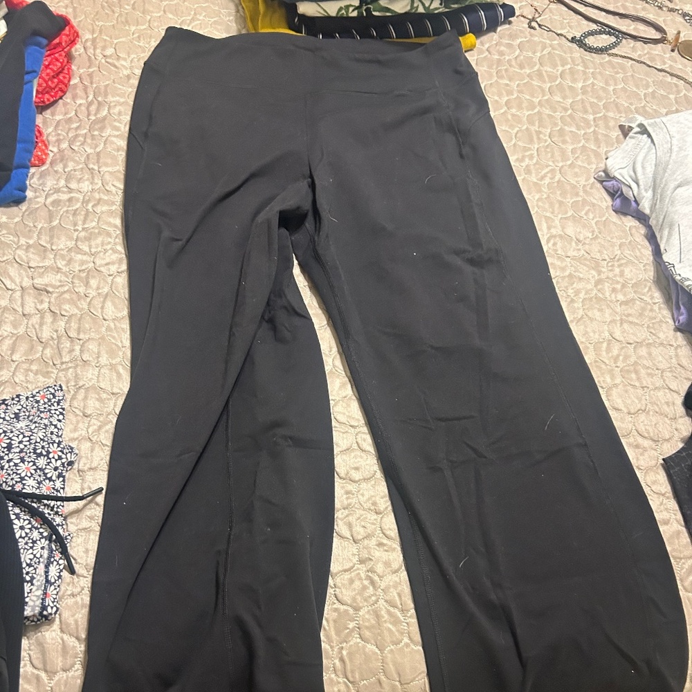 L black bootcut Duluth trading pants